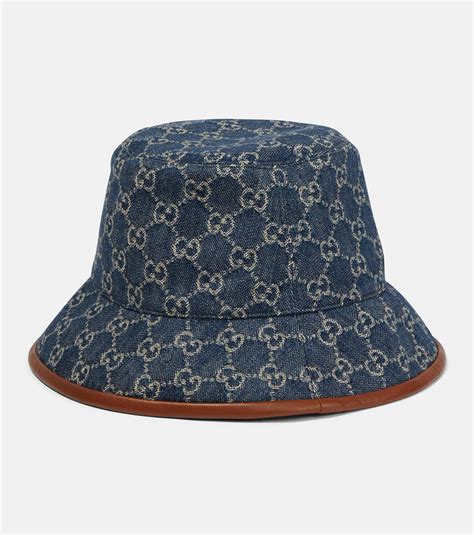 gucci denim hat.